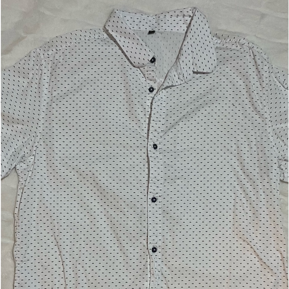 Pd&c button down short sleeve dress shirt